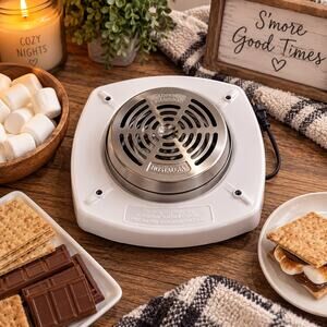 Nostalgia Indoor Electric S’mores Maker Tabletop Marshmallow Roaster